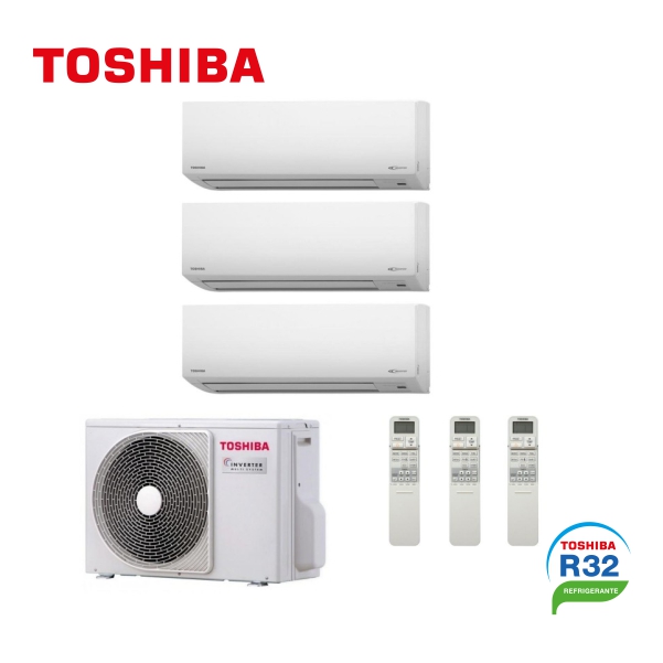 Aire acondicionado Toshiba Multisplit Seiya 10+10+13